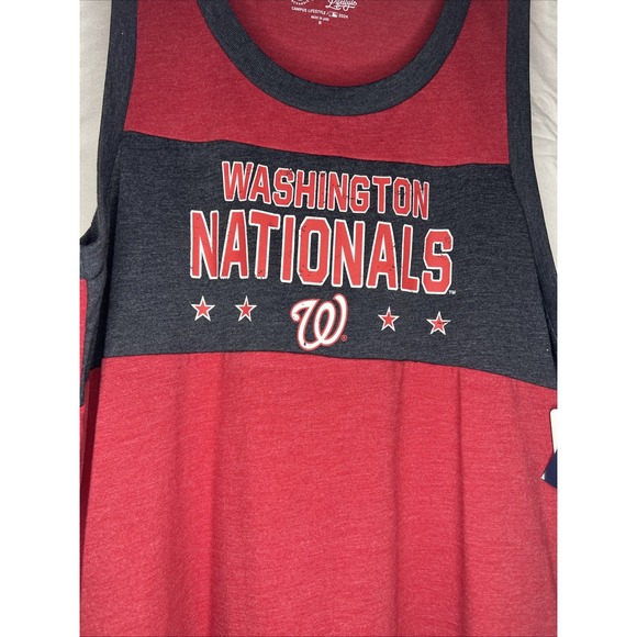 MLB‎ Washington Nationals Women's Tank Top Red Size M ,NWT - Picture 3 of 9